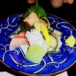 与し田 - やいと鰹、鱧、キンメダイ、タチウオの刺し身