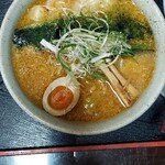 らーめん め組 - 味噌ワンタン麺