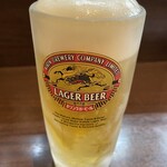 うどん酒房梵 - 生ビール