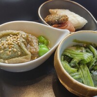 日本料理 湯河原 華暦 - 小鉢三種