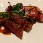 リストランテ ルーチェ - 鴨と牛。カモギュー