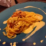 リストランテ ルーチェ - 店の看板メニューのウニクリーム。