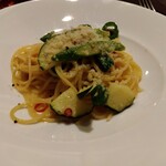 リストランテ ルーチェ - ご馳走ペペロンチーノです。