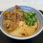 Yoshinoya - 牛麦とろ丼並（602円）