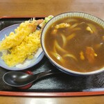 208988727 - ◆「カレーそば」(海老天トッピング)