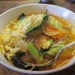 関琳 - ピリ辛五目野菜スープかけご飯