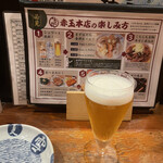 Akadama Honten - グラスビール