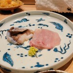 鮨 龍次郎 - 三河湾の鳥貝、佐渡島の本アラ