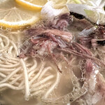 七輪さく - テールラーメンのアップ！