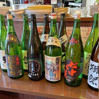 【日本酒】日本各地から１０種類以上取り揃え、日曜日は半額！