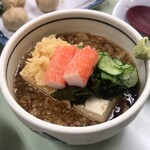 鯉とうなぎのまるます家 総本店 - たぬき豆腐（500）