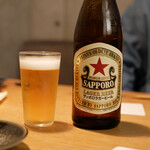 Azabu Reimei - まずは瓶ビールで乾杯！