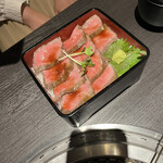 龍の棲み家 - 丹羽牛ローストビーフ重¥1680