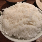 Tonkatsu Katsusei - ご飯大盛り。ササニシキの炊き立て美味いです。