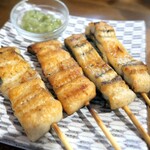 いづも 池袋 - 鰻白焼き短冊串
