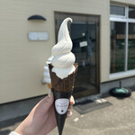 softcream cafe moon - ソフトクリーム　450円