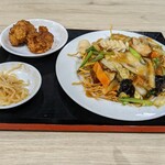 中華料理 劉家 - 五目バリそばセット