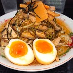 Mizusawaya - 煮卵入り冷やしそば (夏期限定)