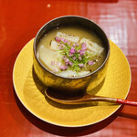 江戸町 すぎもと - フカヒレと平貝の茶碗蒸しが贅沢