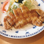 おおたや - ポークカツ、サラダ