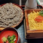 Minami Funabashi Oonoya - ざるそばセット750円税込み