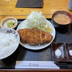 とんかつ まさむね - ランチ　ロースかつ定食　1350円