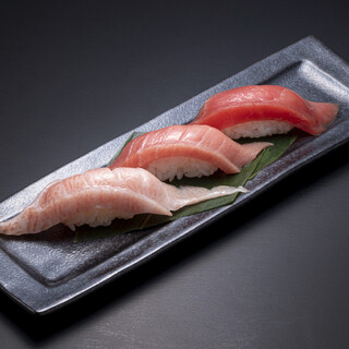 Uses the finest tuna from the strongest tuna professional group Toyosu Market Yamayuki.