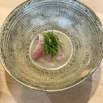 登喜和鮨 - 佐渡産真ハタのしゃぶしゃぶ