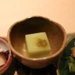 Shimbashi Tenzushi - 空豆豆腐