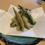 うなぎや源内 - 小鮎の天ぷら