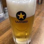 ぶくろ酒場 - 生ビール・中(242円)