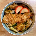 岩正 - きしめん＋天南丼