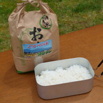 BBQテラス さんぴあ 佐久×軽井沢 - メスティンで炊く五郎兵衛米
