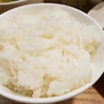 キッチン ブルー グローブ - ご飯大盛りのアップ