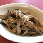 Marinated domestic mushrooms