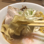 湯川テラス - 味噌ラーメン　メンリフト