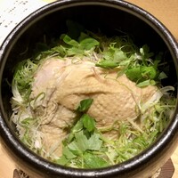 炭火割烹 麻布龍土町 - 鶏ももと新生姜の土鍋炊き込みご飯