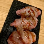 肉の寿司 一縁 - 炙り握り3種　1,089円