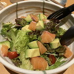 今日しかない - サーモンアボカドサラダ