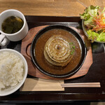 鉄板焼きとお酒 sAtori家 - 鉄板ハンバーグランチ