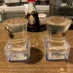 ひでや - 日本酒 左「角右衛門」右「萩乃露」