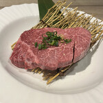 焼肉敷島ぽんが - シャトーブリアン¥6,000-