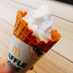 マクドナルド - 料理写真:ワッフルコーンプレーン