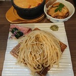 209090815 - 特濃伊勢えびつけ麺(大・①)と、炙りチャーシューご飯