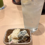 串の魂 - レモンサワーとポテサラが合うわー。