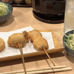 串の魂 - 串カツ、タイ梅巻、レンコン