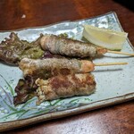 あじわい処　あかぎ - えび肉巻き