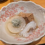 居酒屋 永源 - 大根、糸こんにゃく、厚揚げの鯛だしおでん