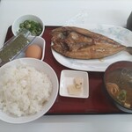 四日市ヒモノ食堂 - 朝定食 真ほっけ