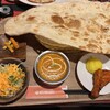 インド・ネパール料理 KUMARI - クマリAセット。プレーンナン